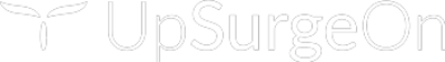 Up Surge On Logo white